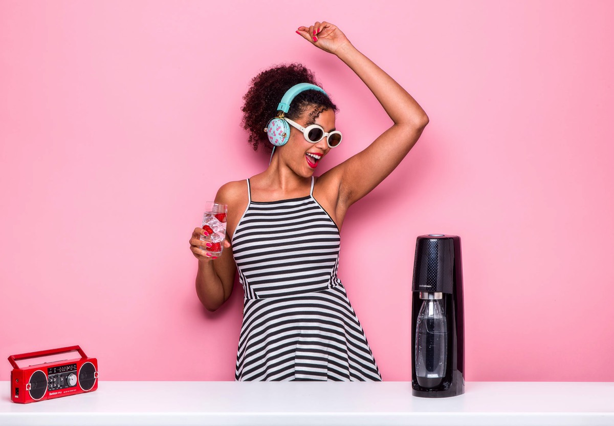 Soda Stream Global relaunch advertising photography